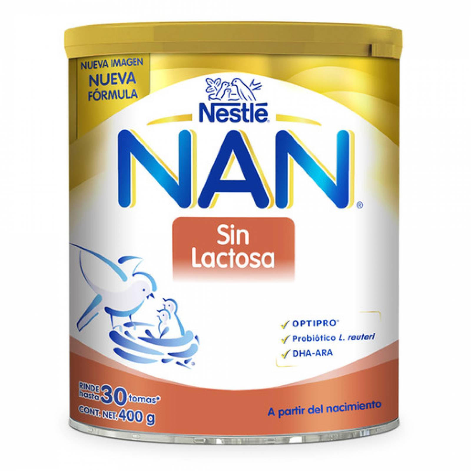Nan Leche Sin Lactosa 400 G