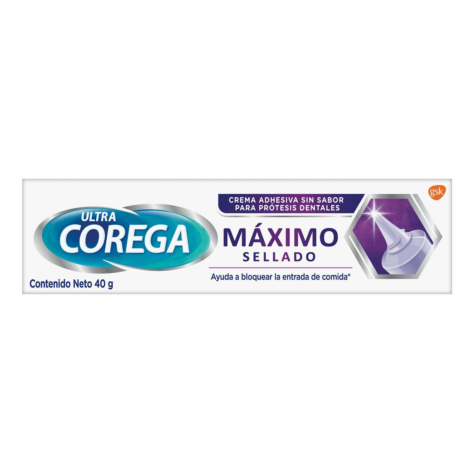 ADHESIVO PARA PRÓTESIS COREGA ULTRA MÁXIMO SELLADO 40 G