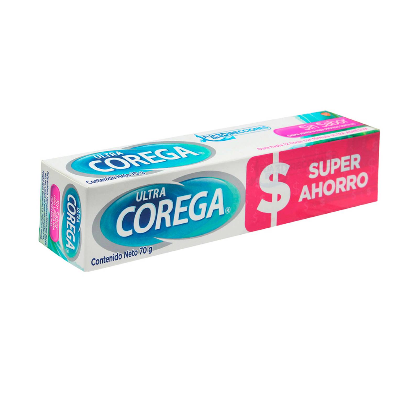 COREGA ULTRA ADHESIVO PARA PROTESIS DENTALES SIN SABOR 40G