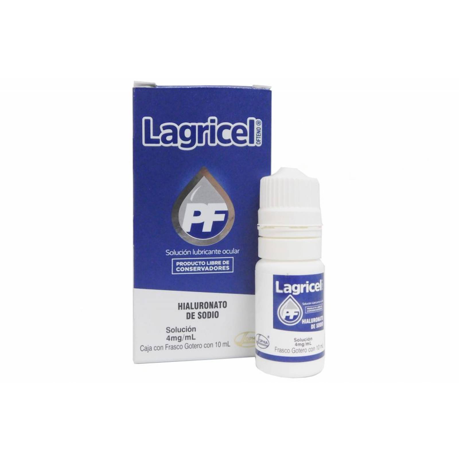 LAGRICEL PF OFTENO CAJA CON FRASCO GOTERO CON 10ML