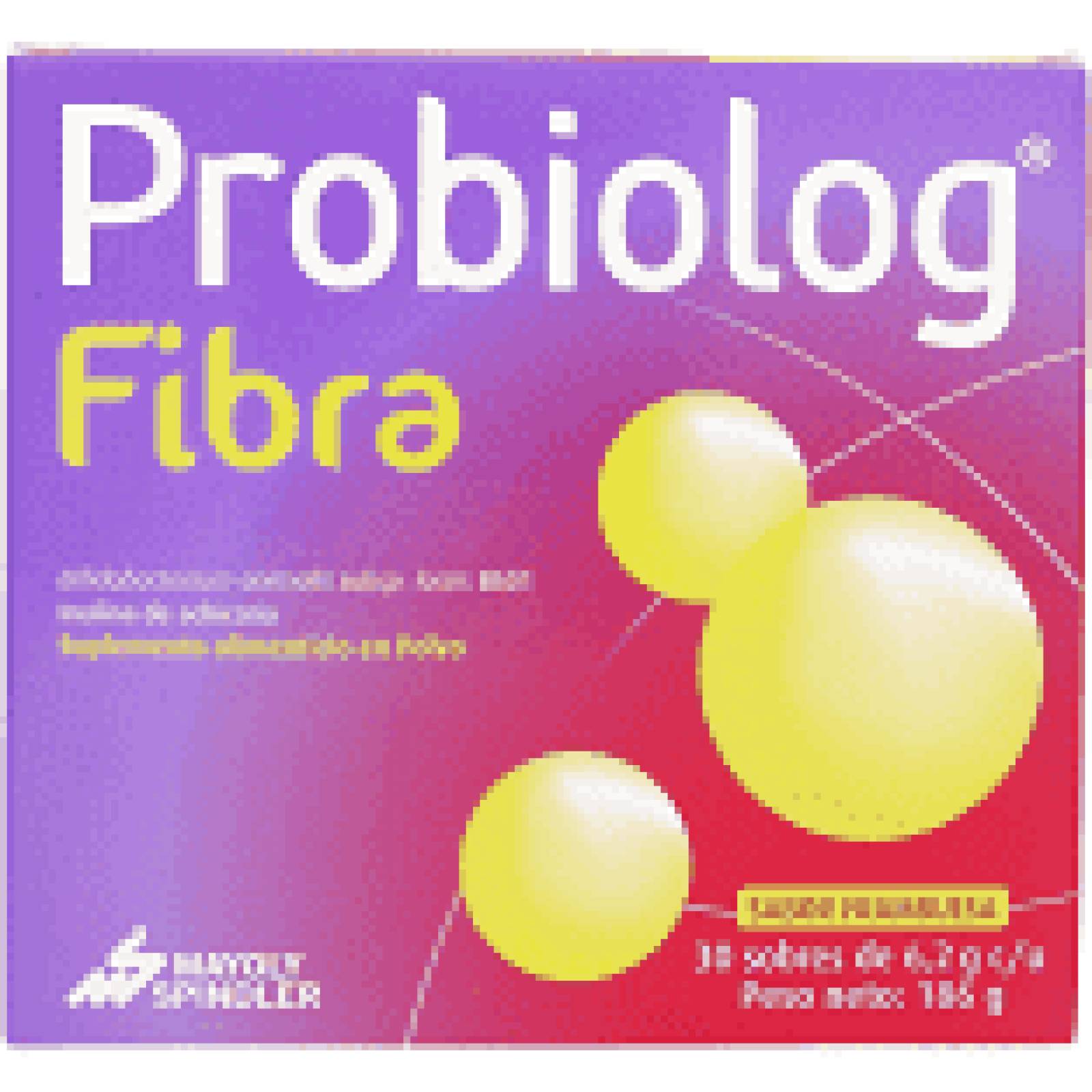 PROBIOLOG FFIBRA SABOR FRAMBUESA 186G 30 SOBRES CAJA BIFIDOBACTERIUM ANIMALIS SUBSP 1000000000 UFC