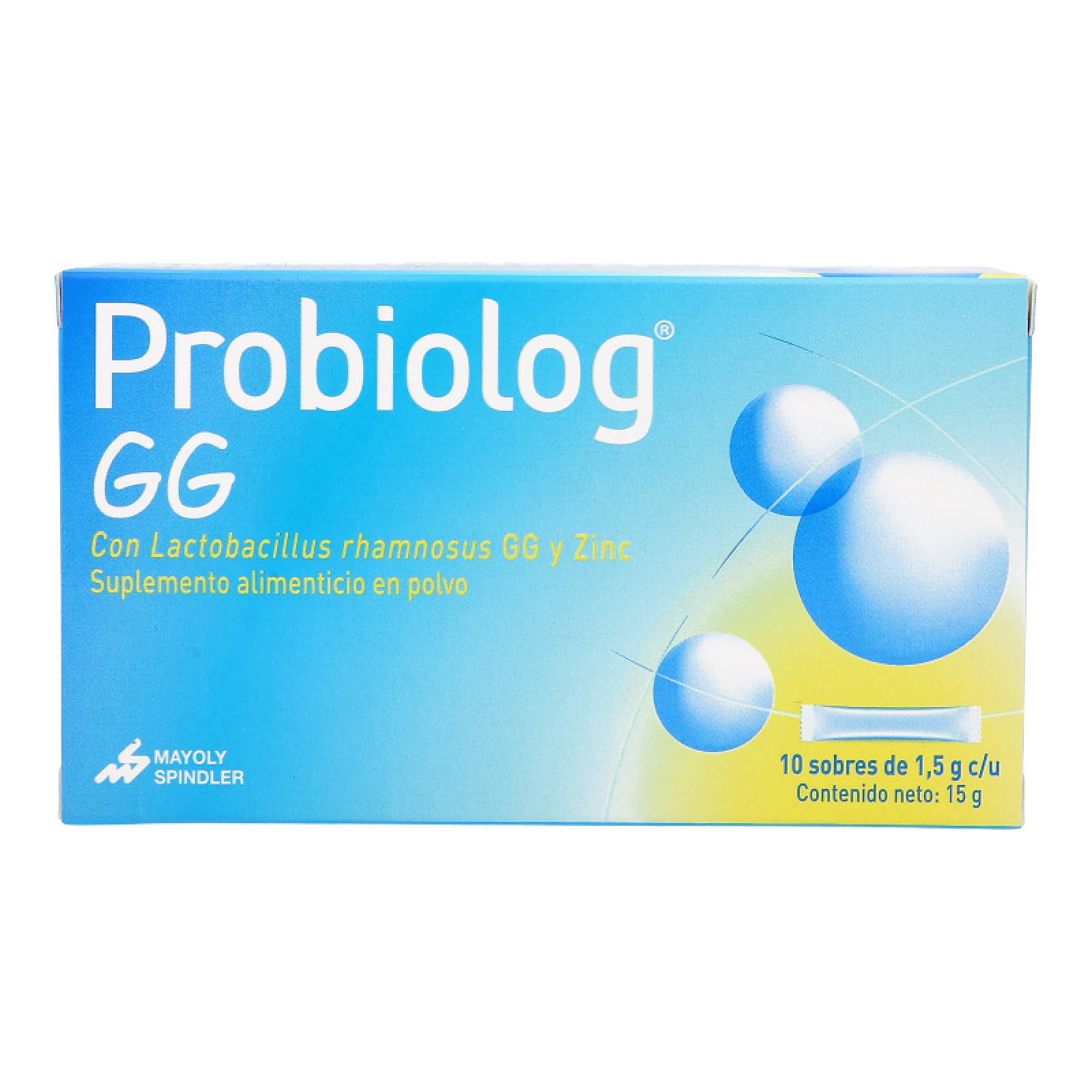 PROBIOLOG GG 10 SOBRES CAJA LACTOBACILLUS RHAMNOSUS GG 1000000000 UFC