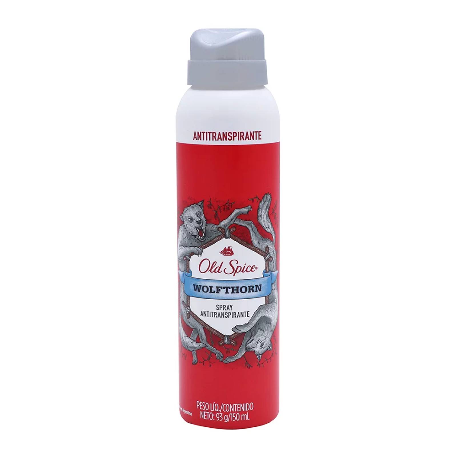 OLD SPICE WOLFTHORN ANTITRANSPIRANTE 48 HORAS 93 GR AEROSOL