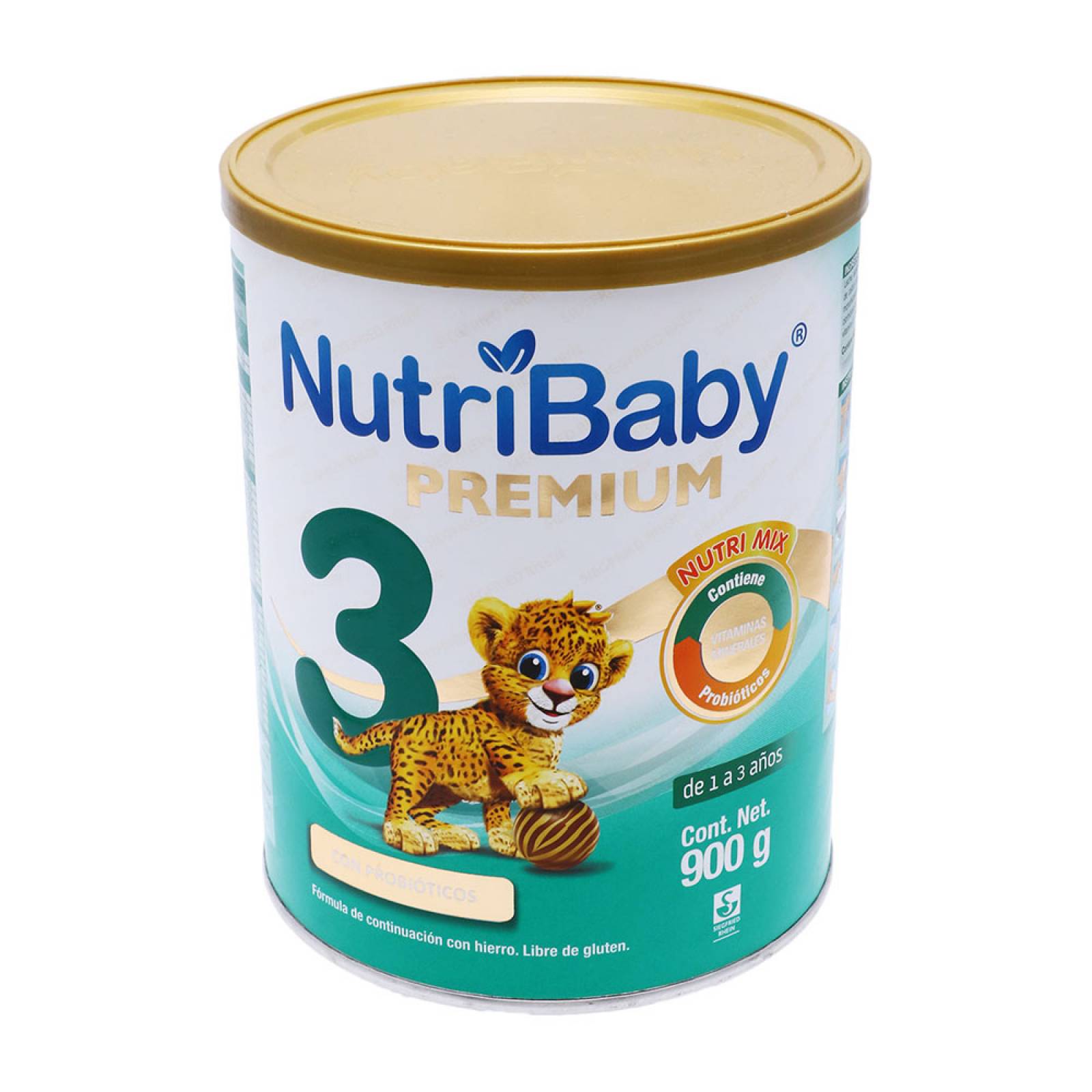 NUTRIBABY PREMIUM 3 DE 1 A 3 AÑOS 900 GR LATA