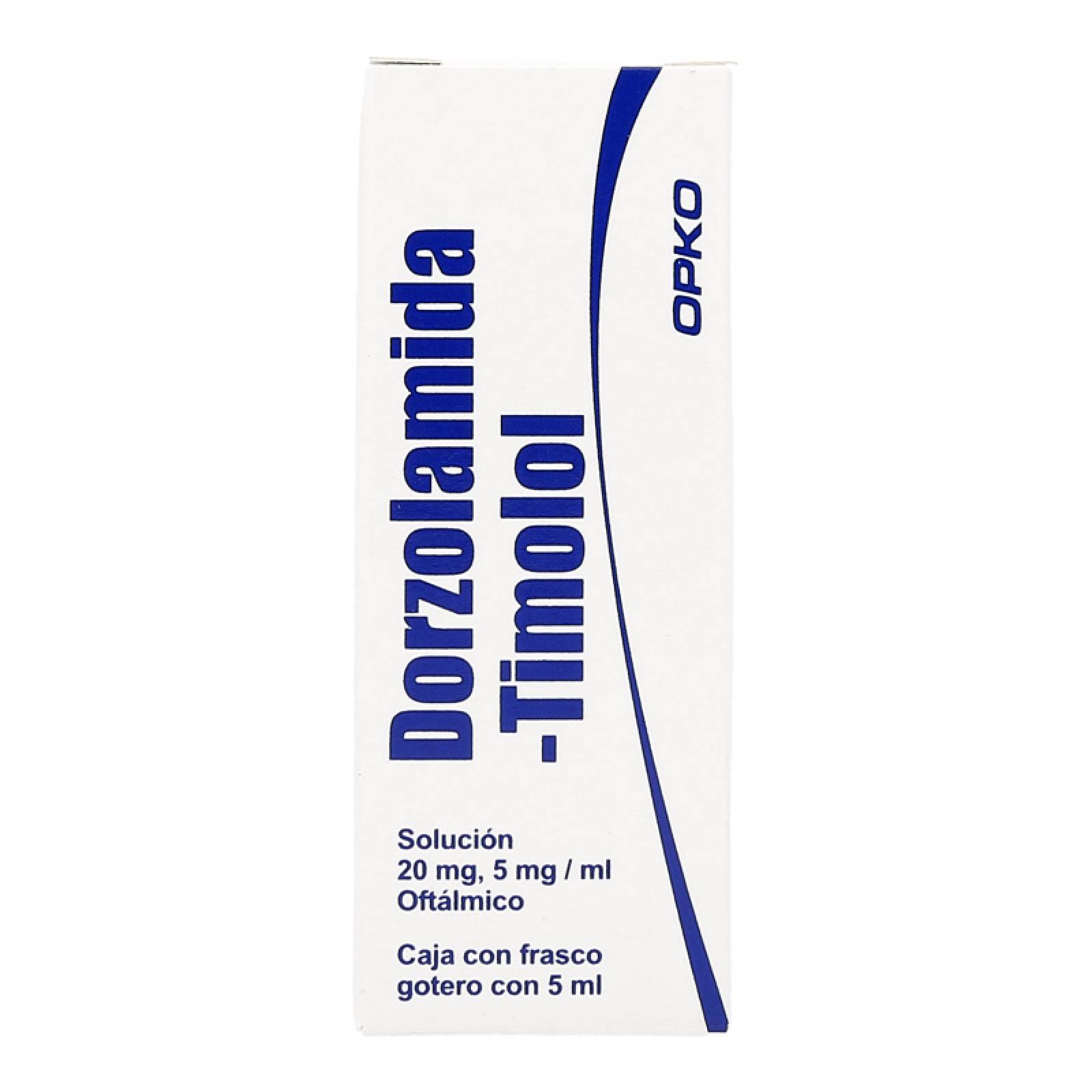 DORZOLAMIDA 20MG +TIMOLOL 5MG/ML SOLUCIÓN OFTÁLMICA 5ML