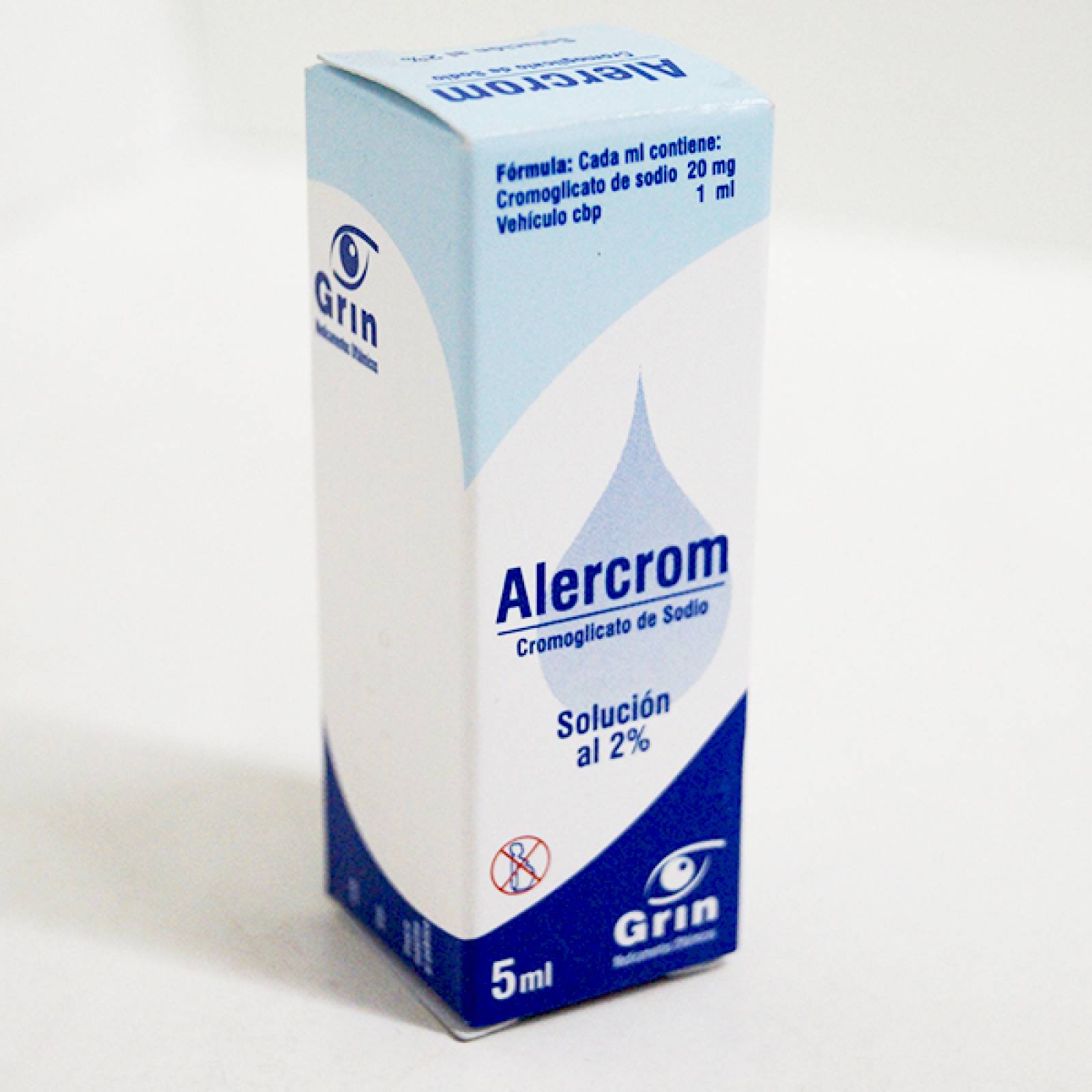 ALERCROM SOLUCIÓN AL 2% CAJA CON FRASCO GOTERO CON 10ML