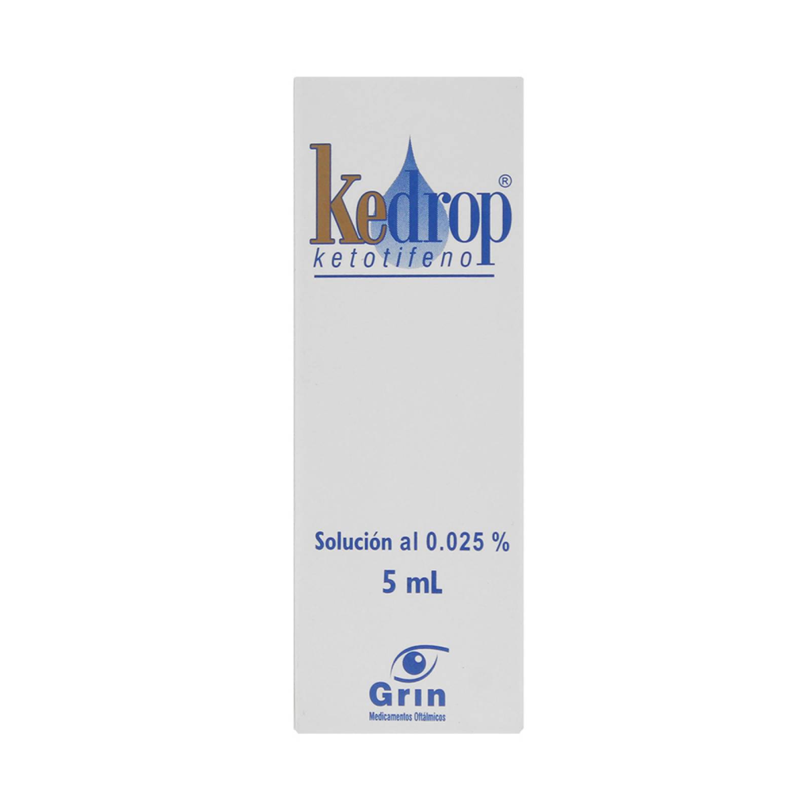 KEDROP SOLUCIÓN AL 0.025% CAJA CON FRASCO GOTERO CON 5ML