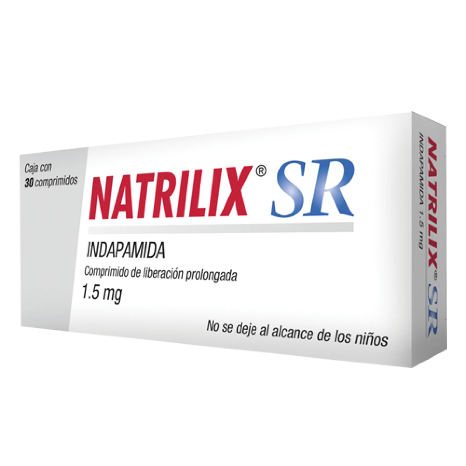NATRILIX SR 1.5MG CON 30 COMPRIMIDOS