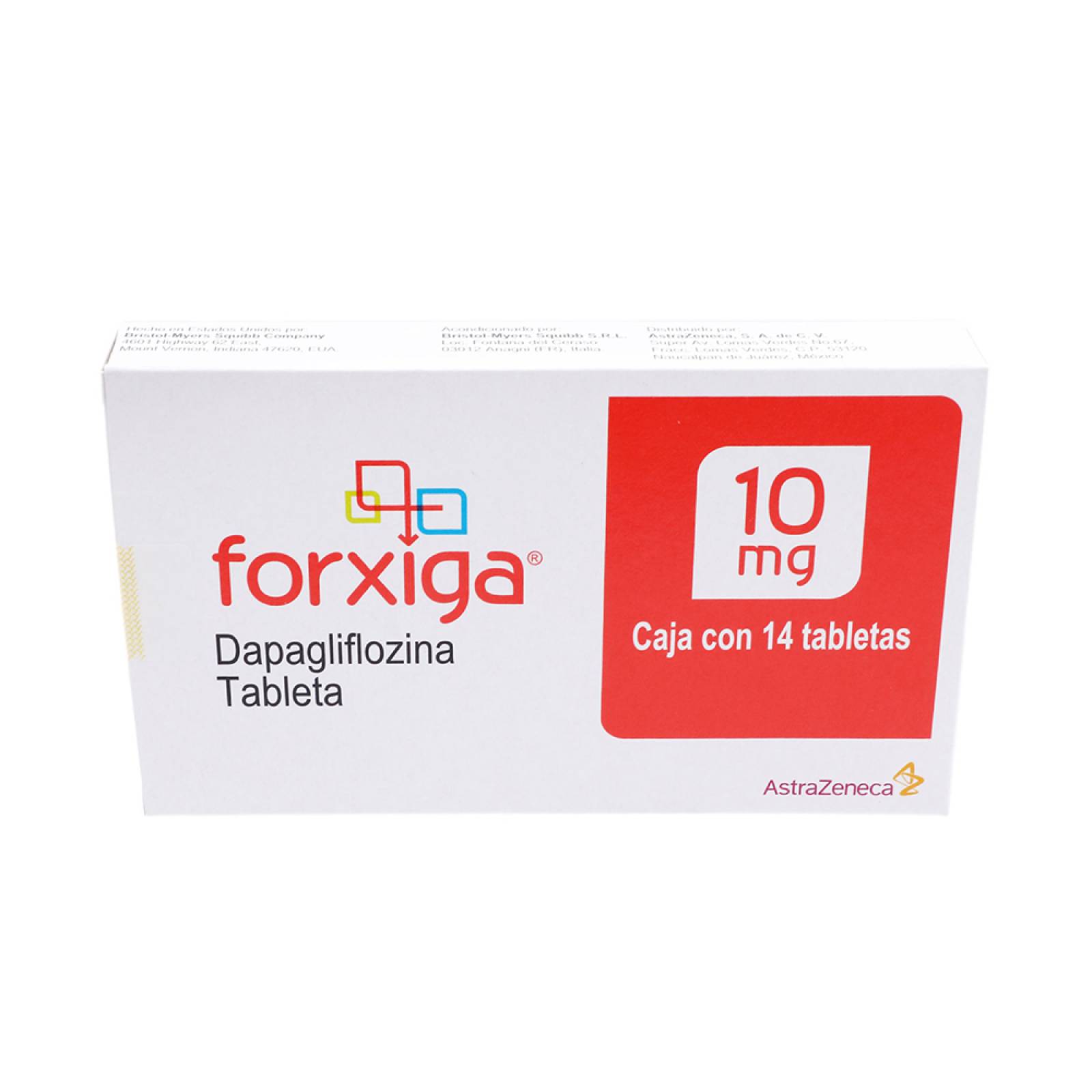 FORXIGA 10MG CAJA CON 14 TABLETAS