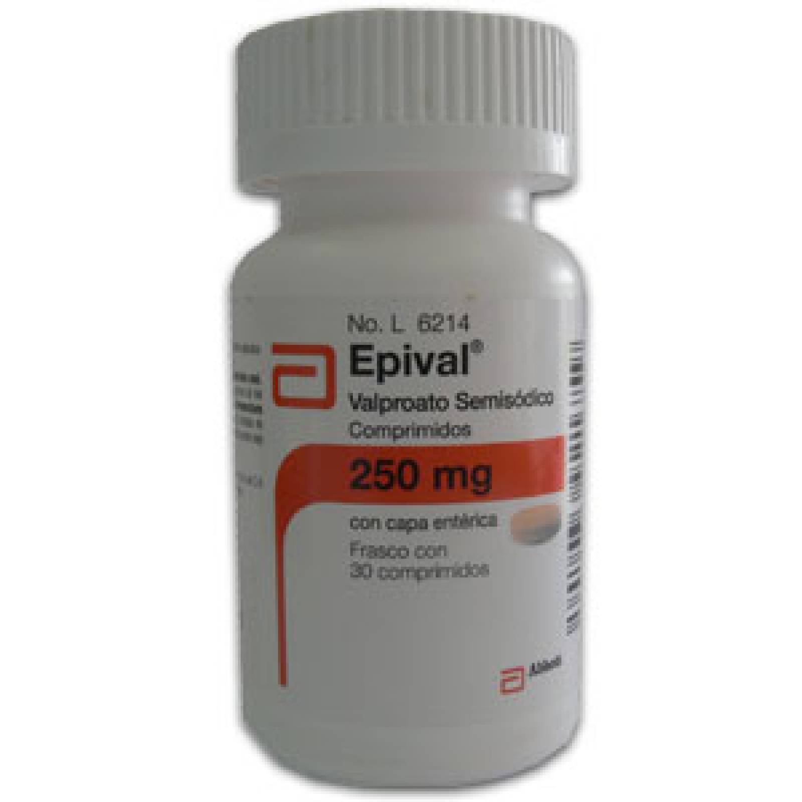 EPIVAL 30 COMPRIMIDOS 250 MG