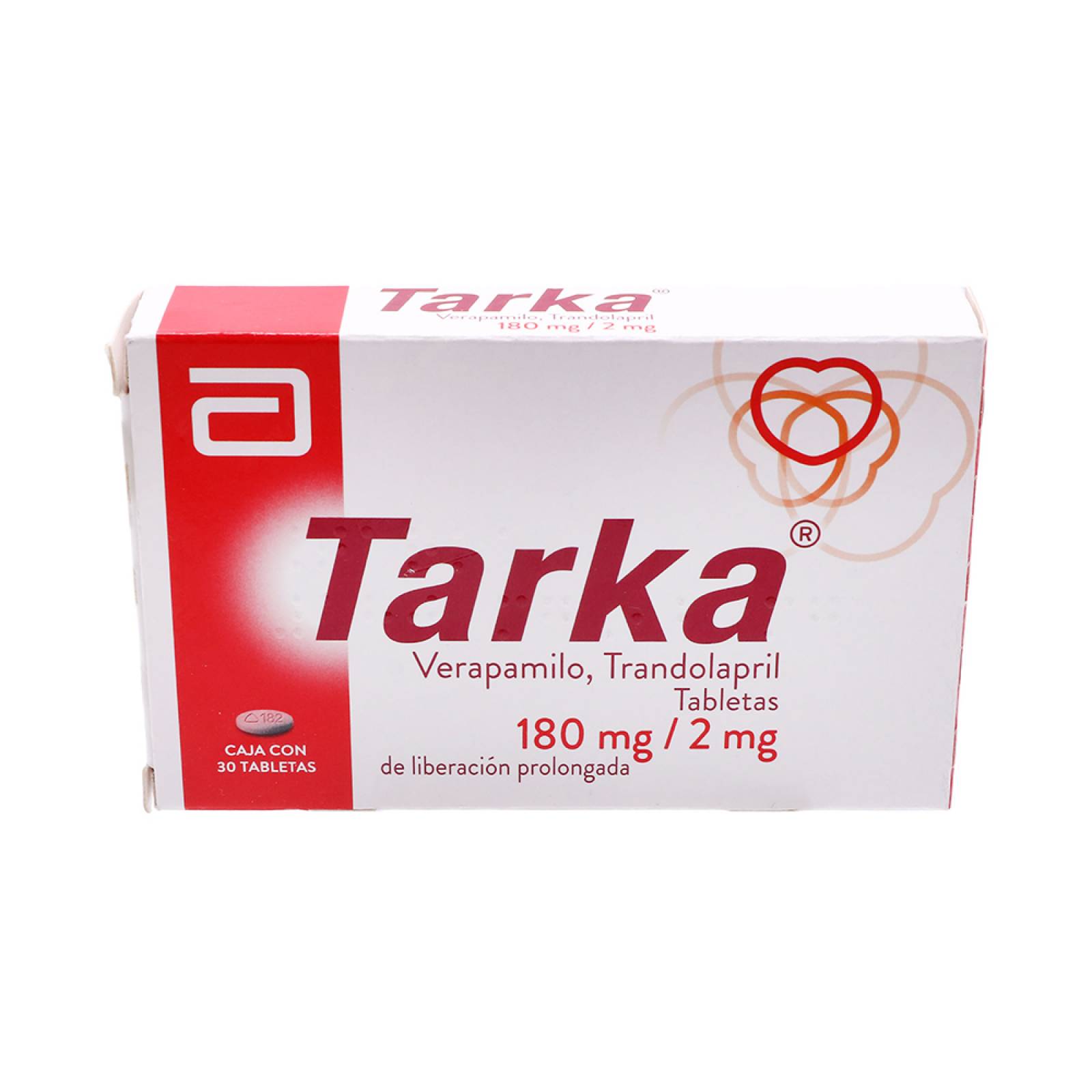 TARKA 30 GRAGEAS 180/2 MG
