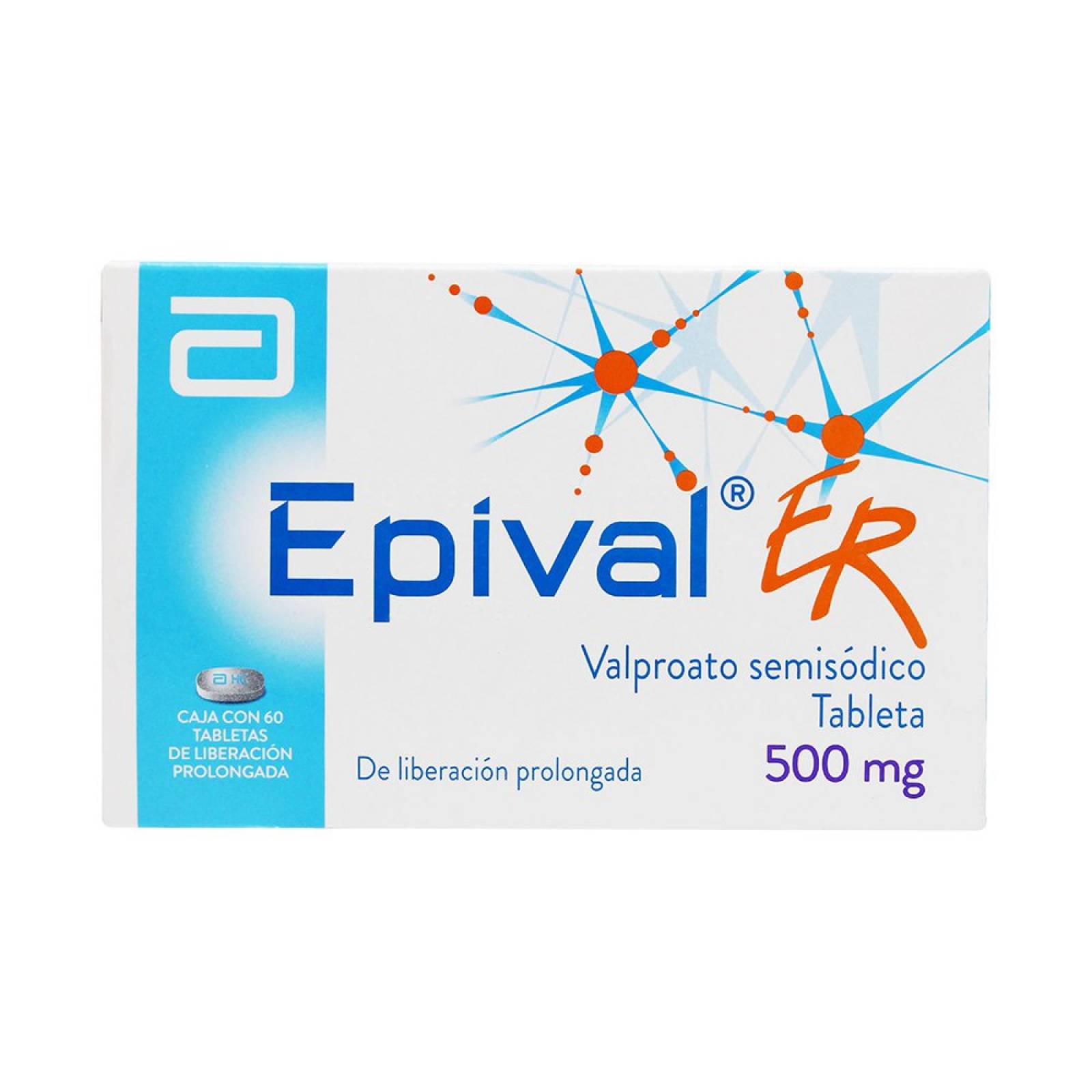 EPIVAL ER 500 MG CAJA 60 TABLETAS