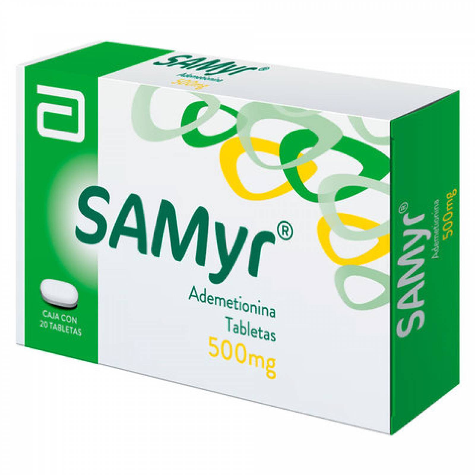 SAMYR 500MG CAJA CON 20 TABLETAS
