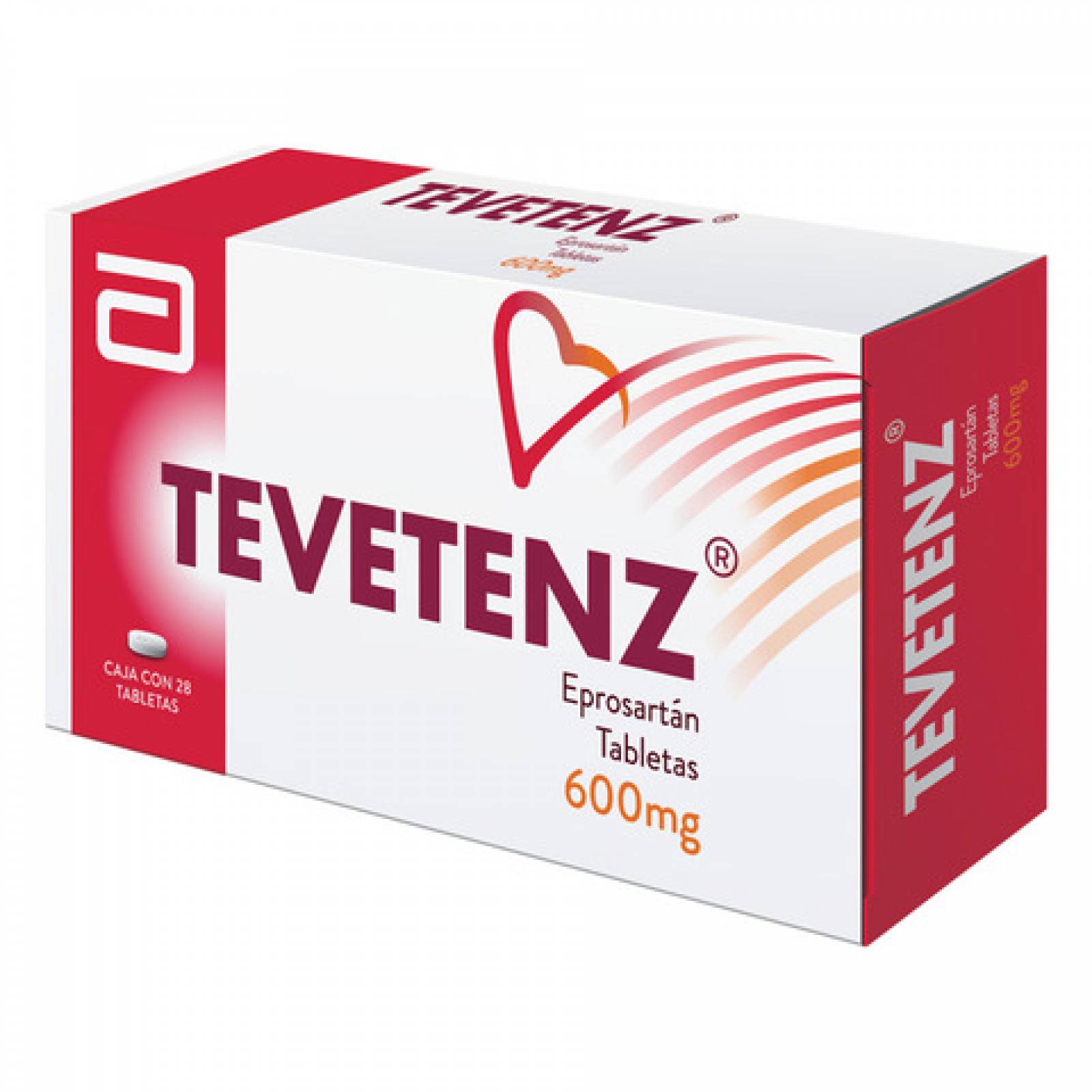 TEVETENZ 600MG CAJA CON 28 TABLETAS