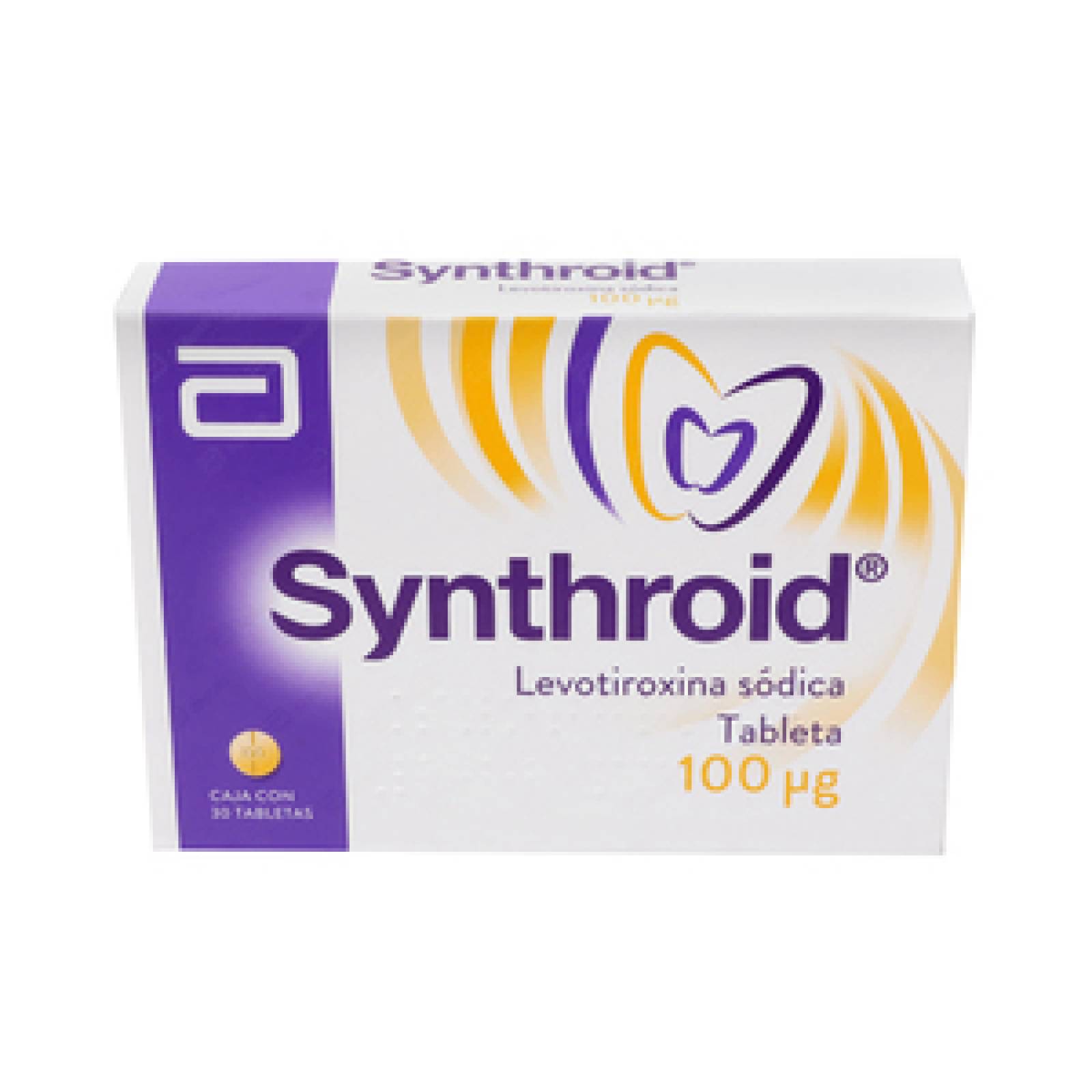 SYNTHROID 100MG CAJA CON 30 TABLETAS
