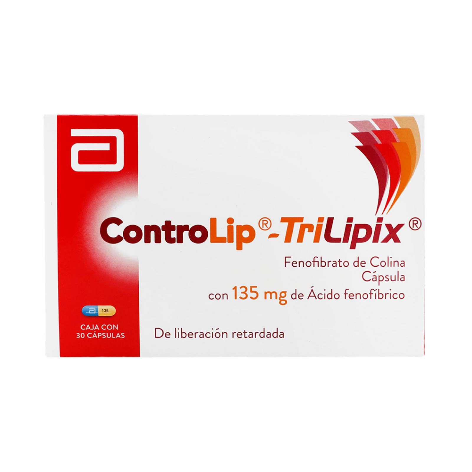 CONTROLIP TRILIPIX 30 CAPSULAS 135 MG