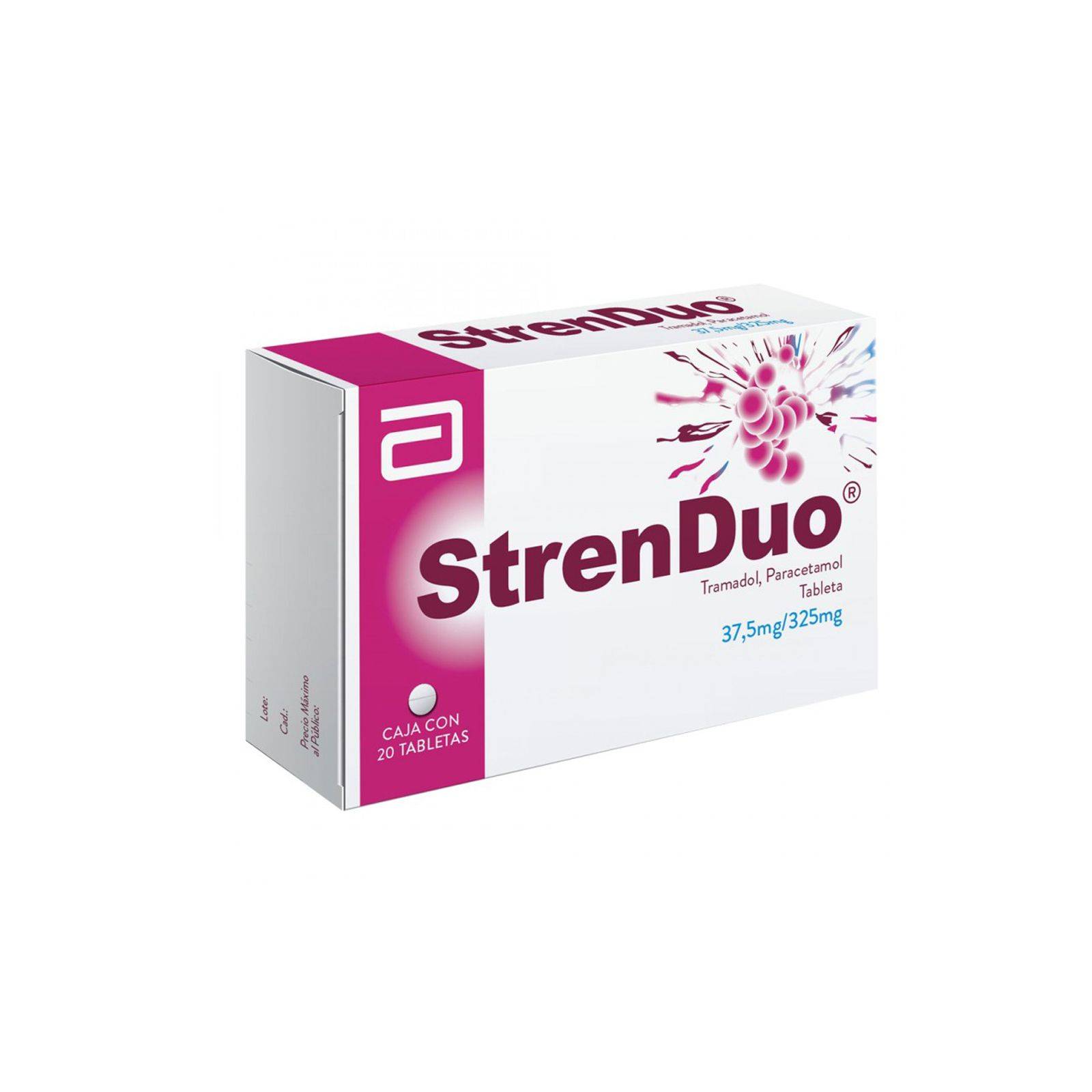 STRENDUO 37.5/325MG CAJA CON 20 TABLETAS