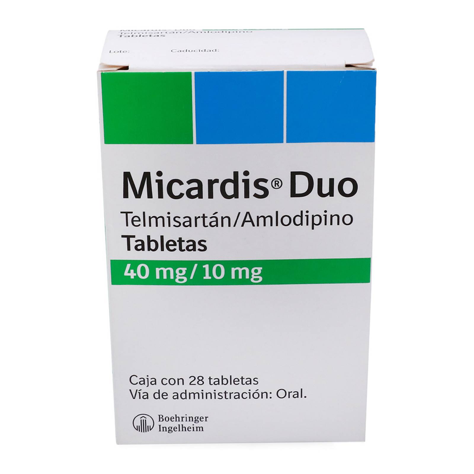 MICARDIS DUO 40/10MG CAJA CON 28 TABLETAS