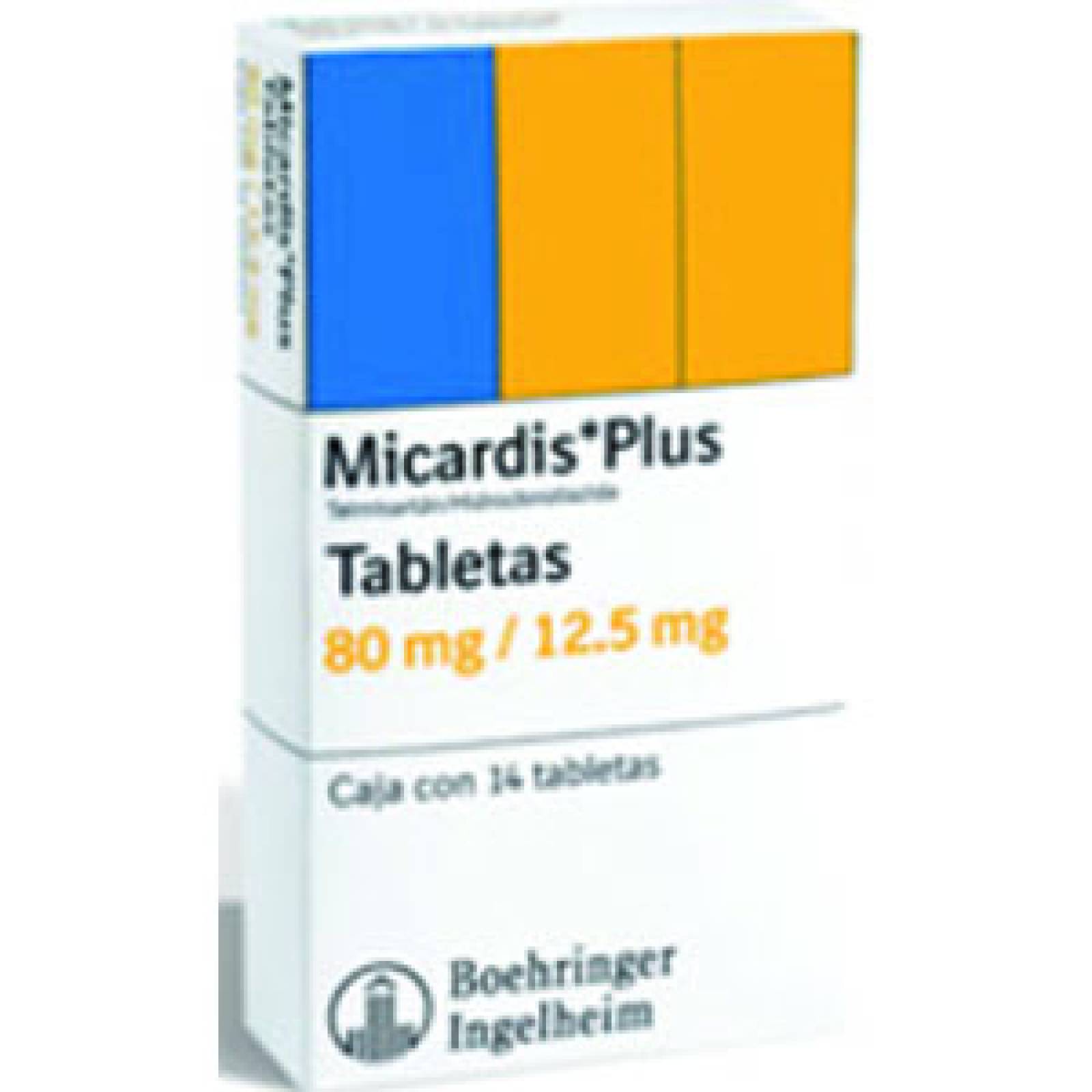 MICARDIS PLUS 80/12.5MG CAJA CON 28 TABLETAS