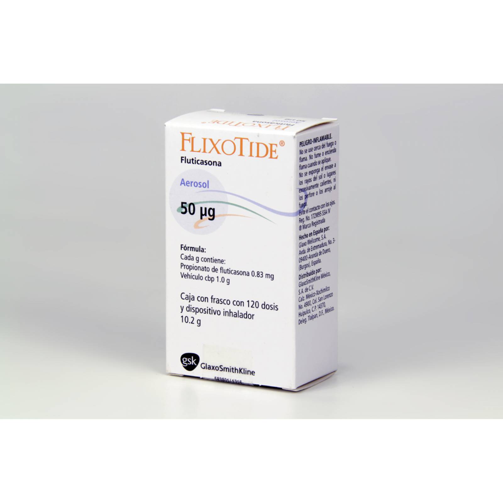 FLIXOTIDE 120 DOSIS 50 MCG 1 FRASCO SPRAY