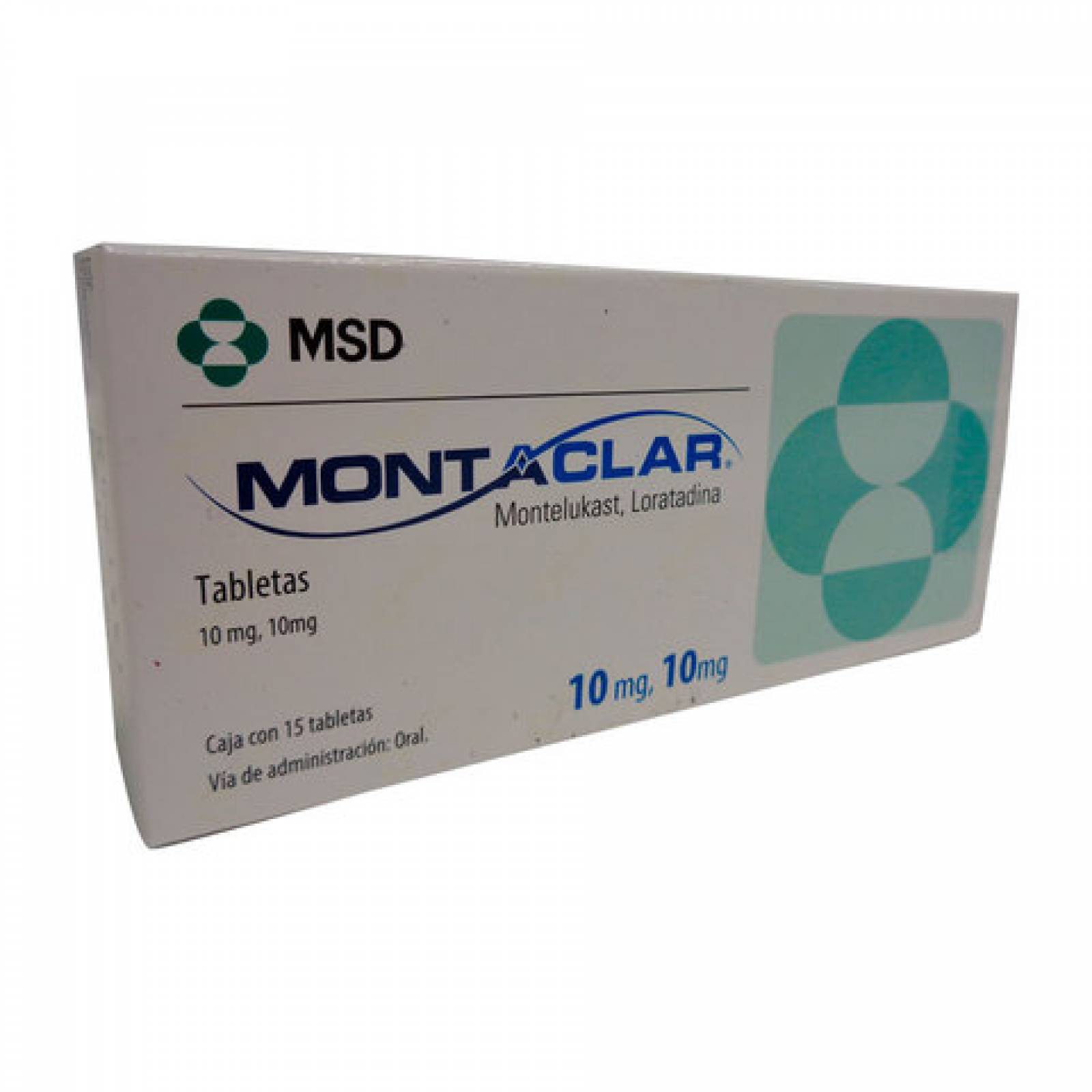 MONTACLAR 10/10MG CAJA CON 15 TABLETAS