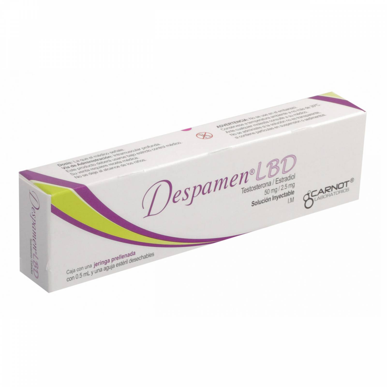 DESPAMEN LBD INYECTABLE 1 JERINGA PRELLENADA 50/2-5MG