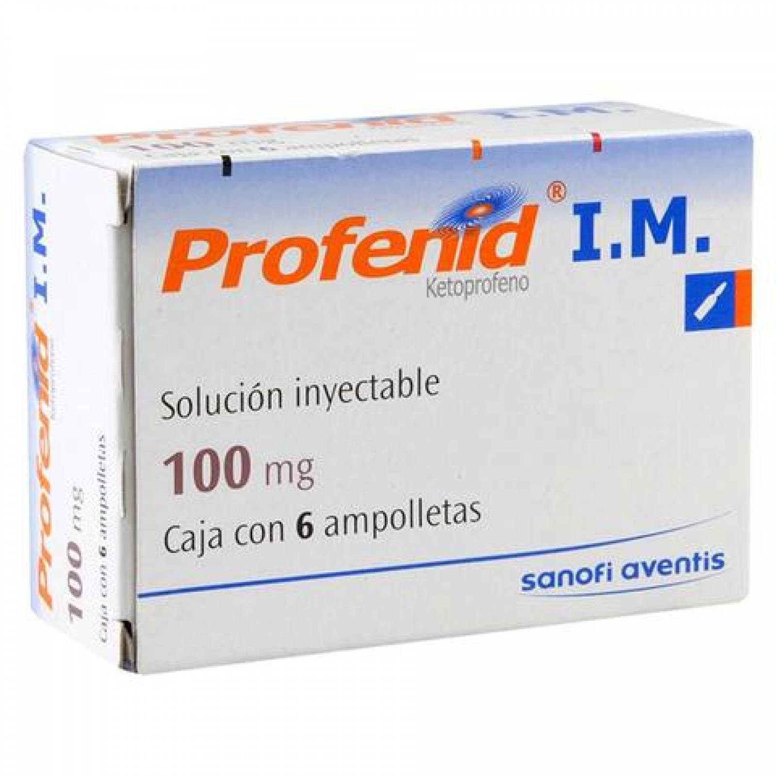 PROFENID IM SOLUCIÓN INYECTABLE 6 AMPOLLETAS 100MG