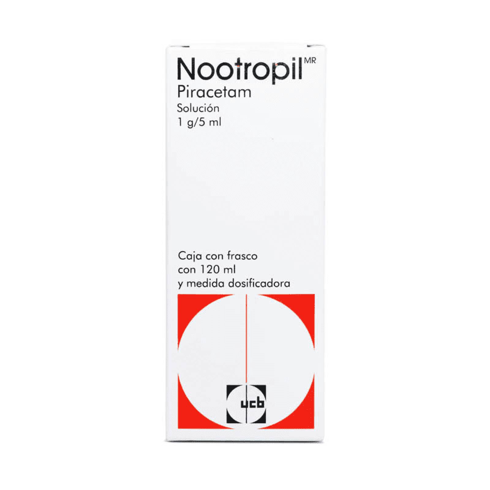 Nootropil Piracetam 1 Gr Solución Frasco 120 Ml