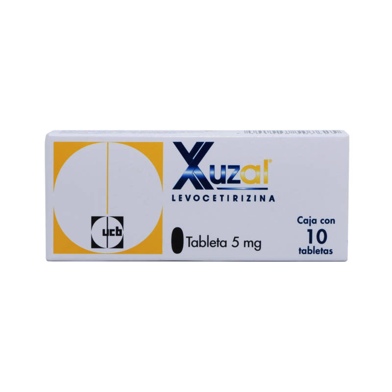 Xuzal Levocetirizina 5 Mg Con 10 Tabletas