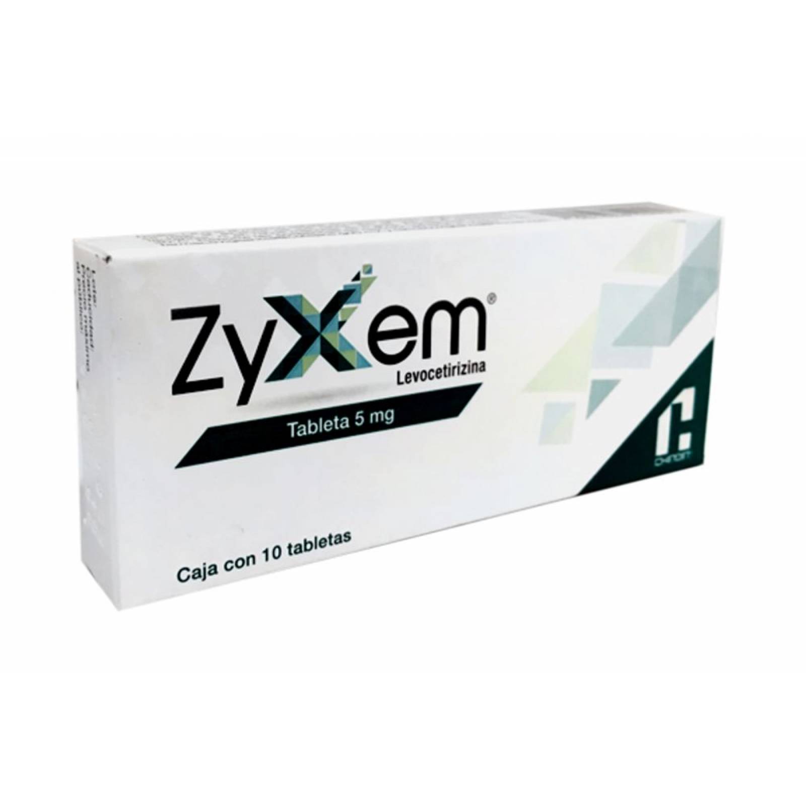 ZYXEM 10 TABLETAS 5MG
