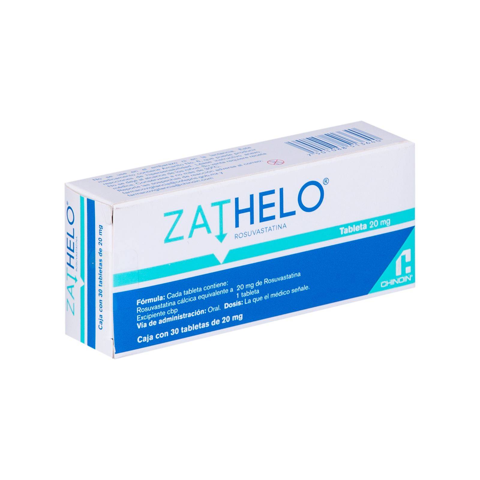 ZATHELO 30 TABLETAS 20MG