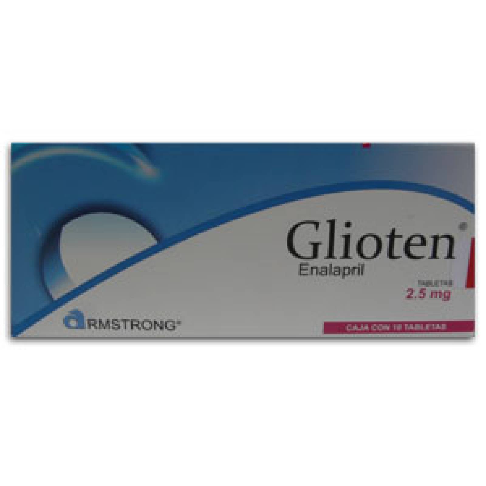 GLIOTEN 10 TABLETAS 2.5MG