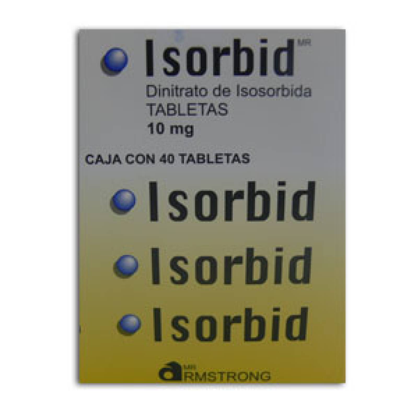 ISORBID 40 TABLETAS 10MG