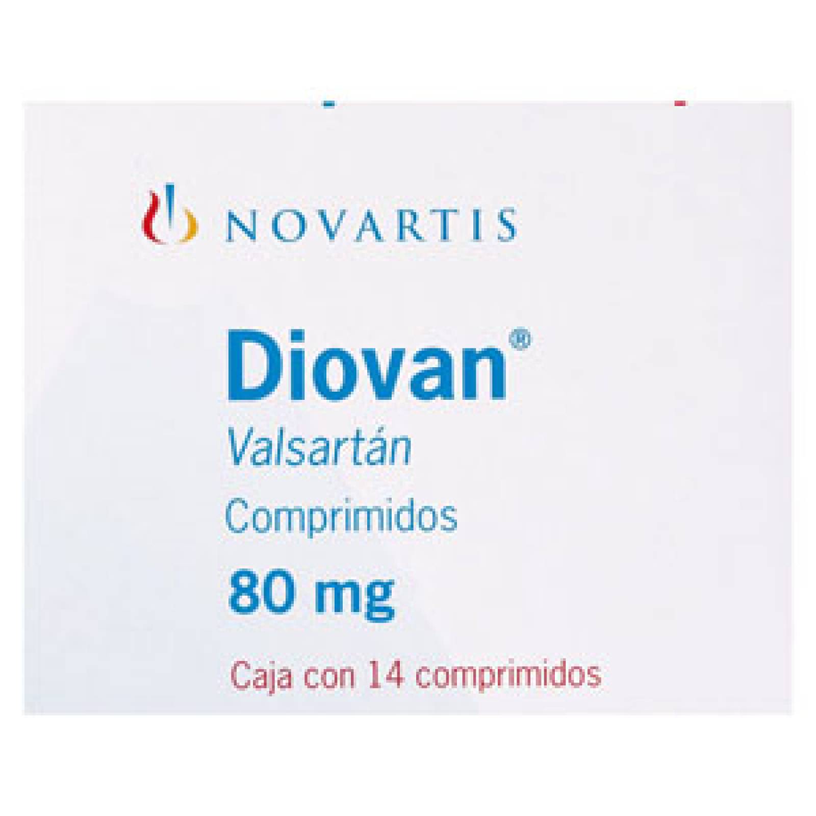 DIOVAN 14 COMPRIMIDOS 80MG