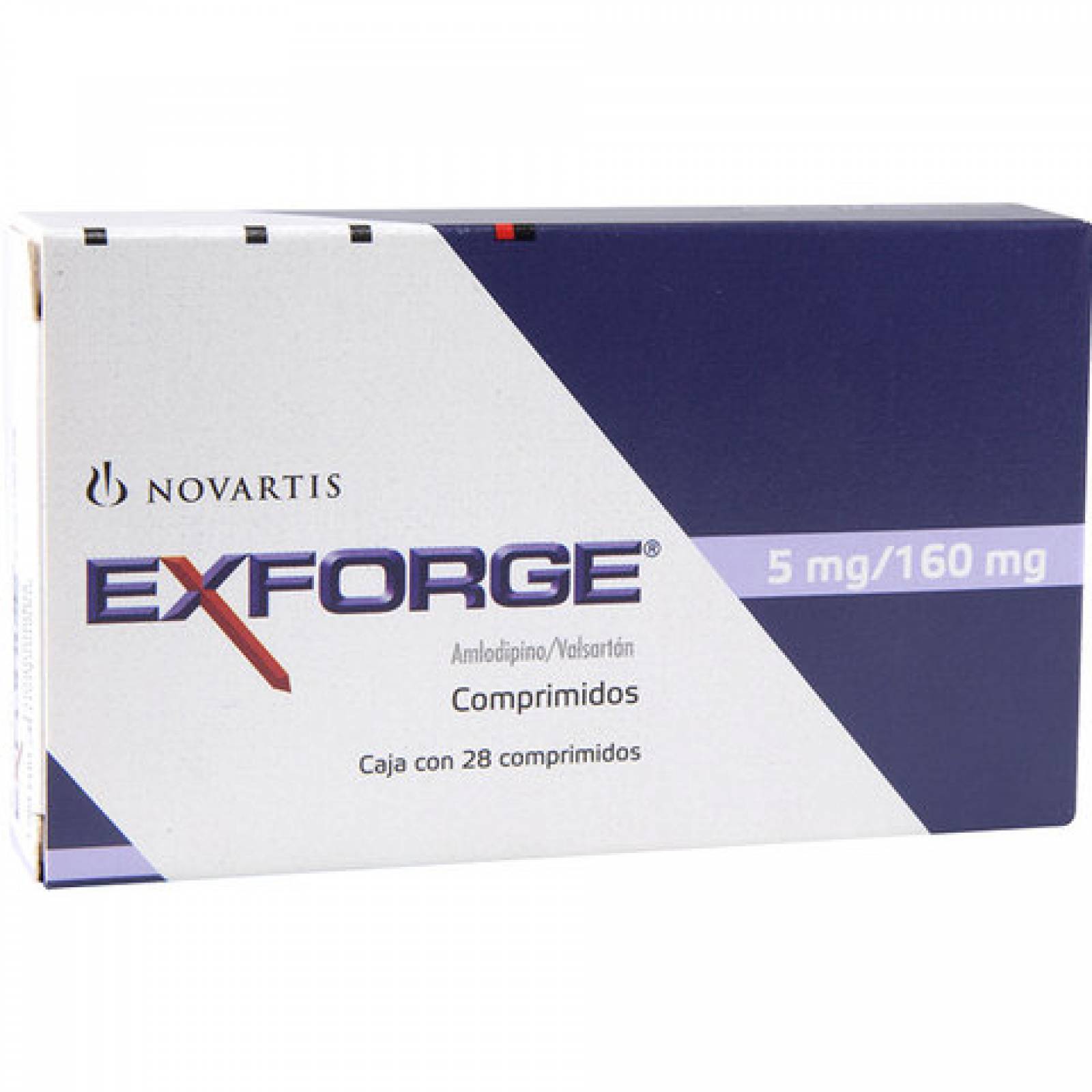 EXFORGE 28 COMPRIMIDOS 5/160MG