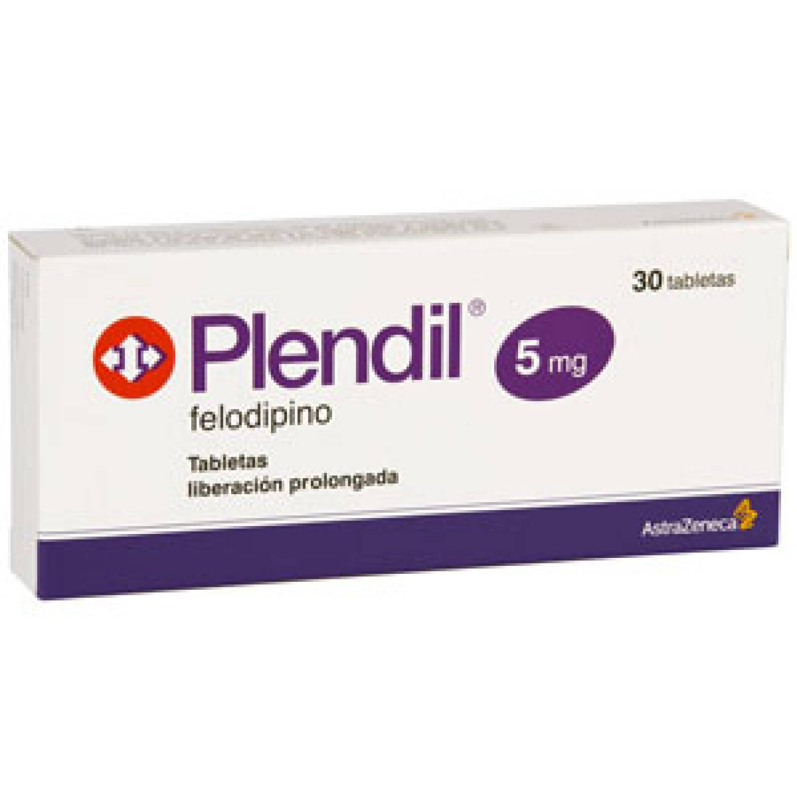 PLENDIL 30 TABLETAS 5MG