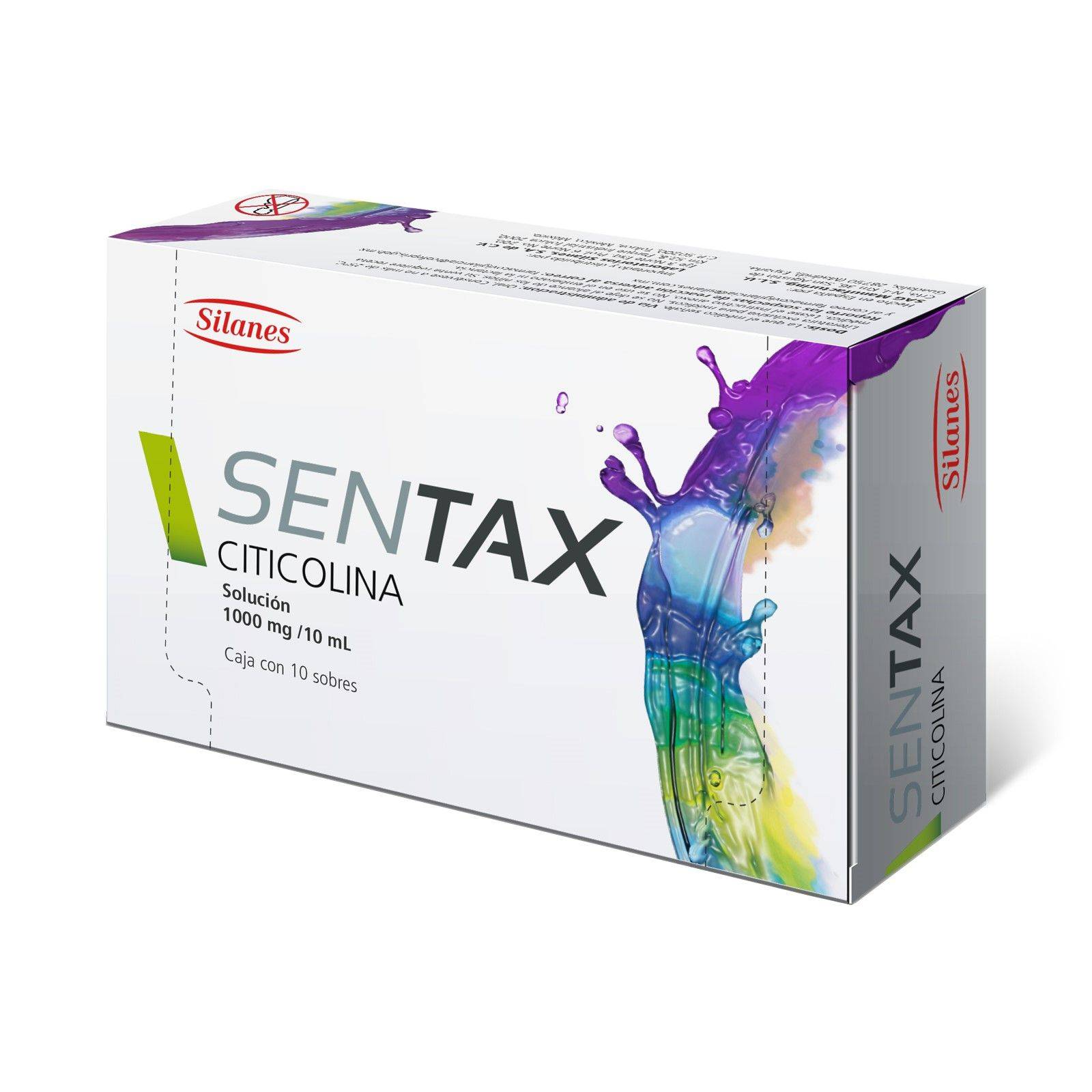 SENTAX SOLUCIÓN 10 SOBRES 1000MG/10ML