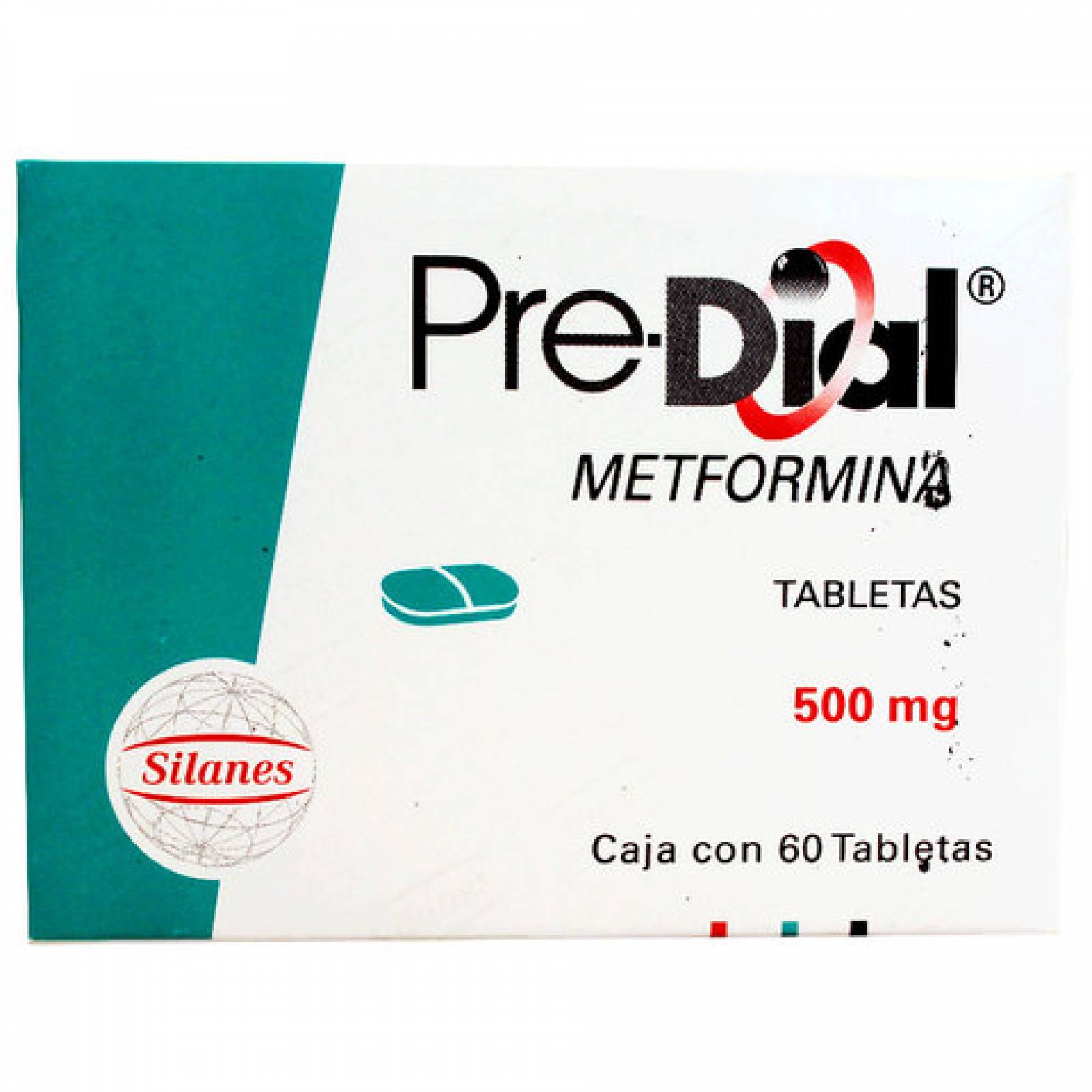 PRE DIAL 60 TABLETAS 500MG