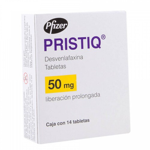PRISTIQ 14 TABLETAS 50MG