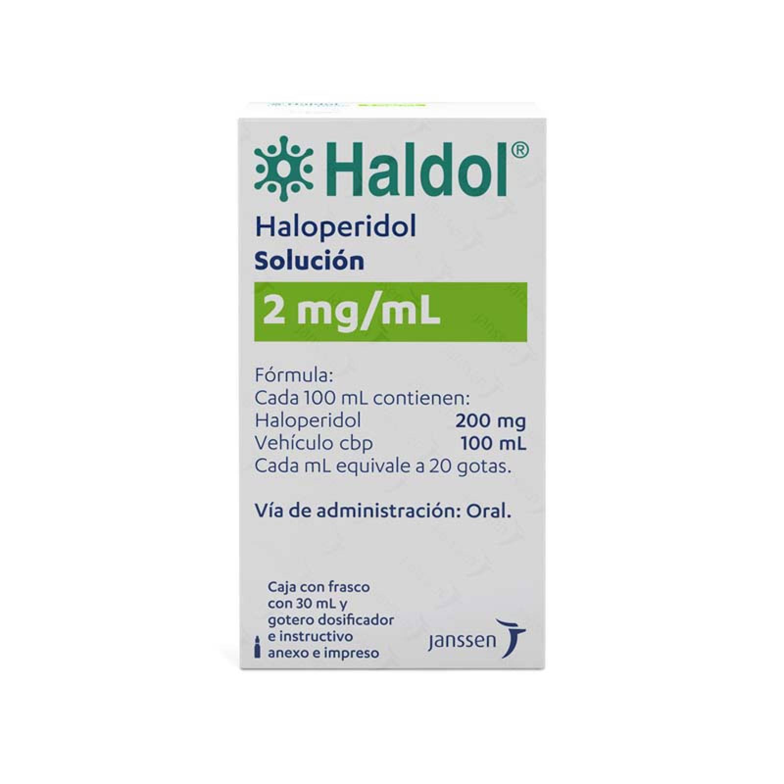 Haldol Haloperidol 2 Mg Solución Frasco 30 Ml