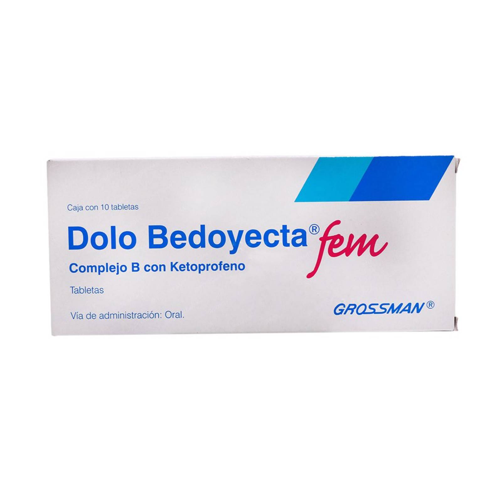 DOLO BEDOYECTA FEM 10 TABLETAS 100MG