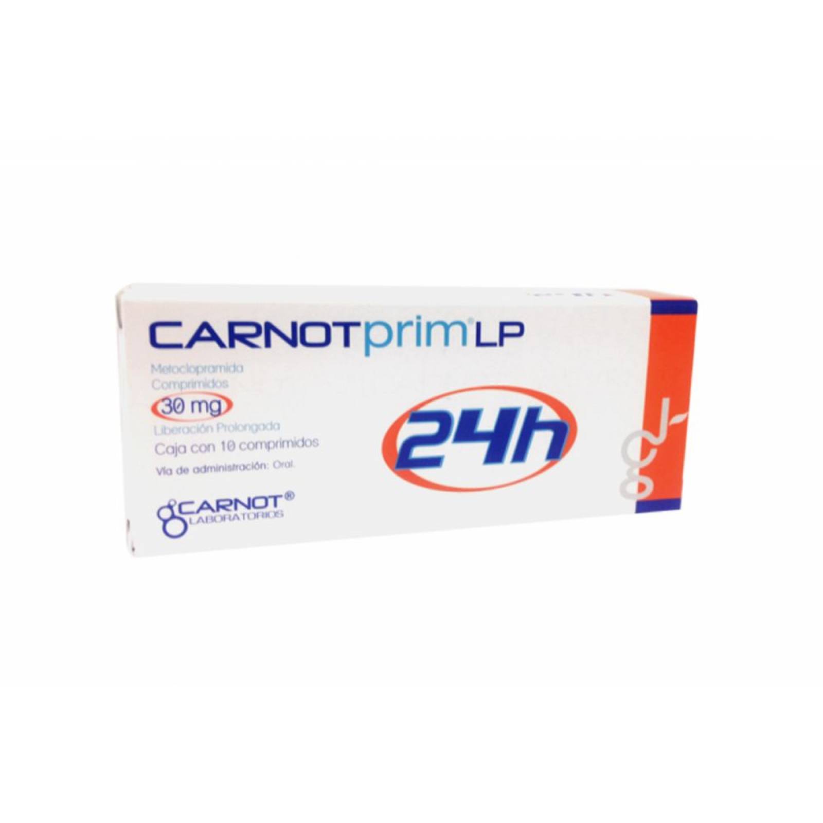 CARNOTPRIM LP 24H 10 COMPRIMIDOS