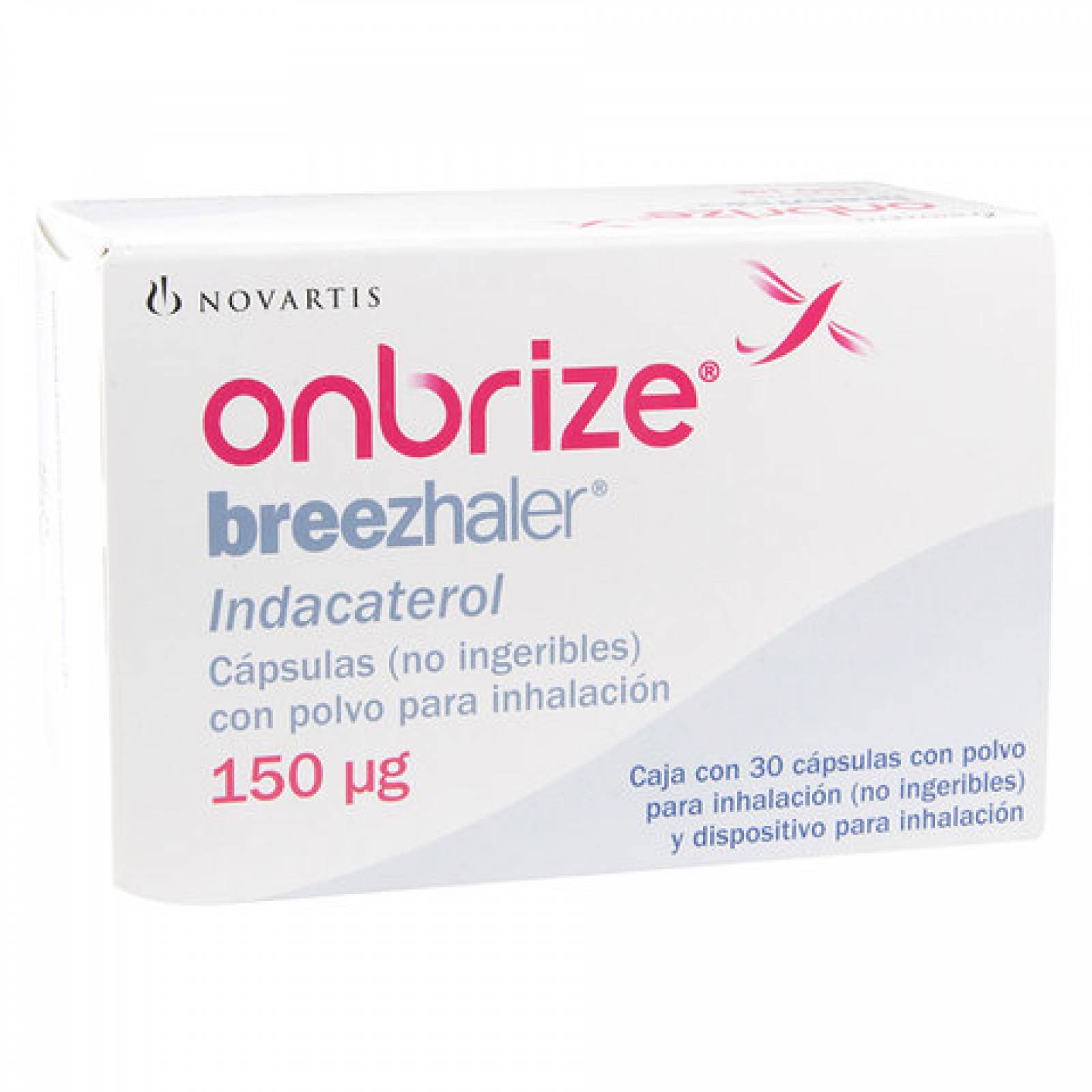 ONBRIZE BREEZHALER 30 CÁPSULAS P/INHALACIÓN 150MG
