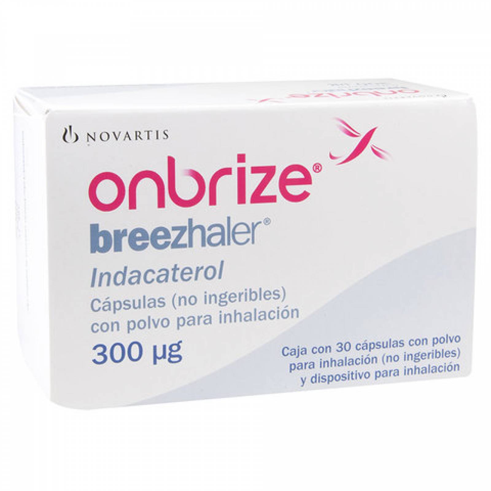 ONBRIZE BREEZHALER 30 CÁPSULAS P/INHALACIÓN 300MG