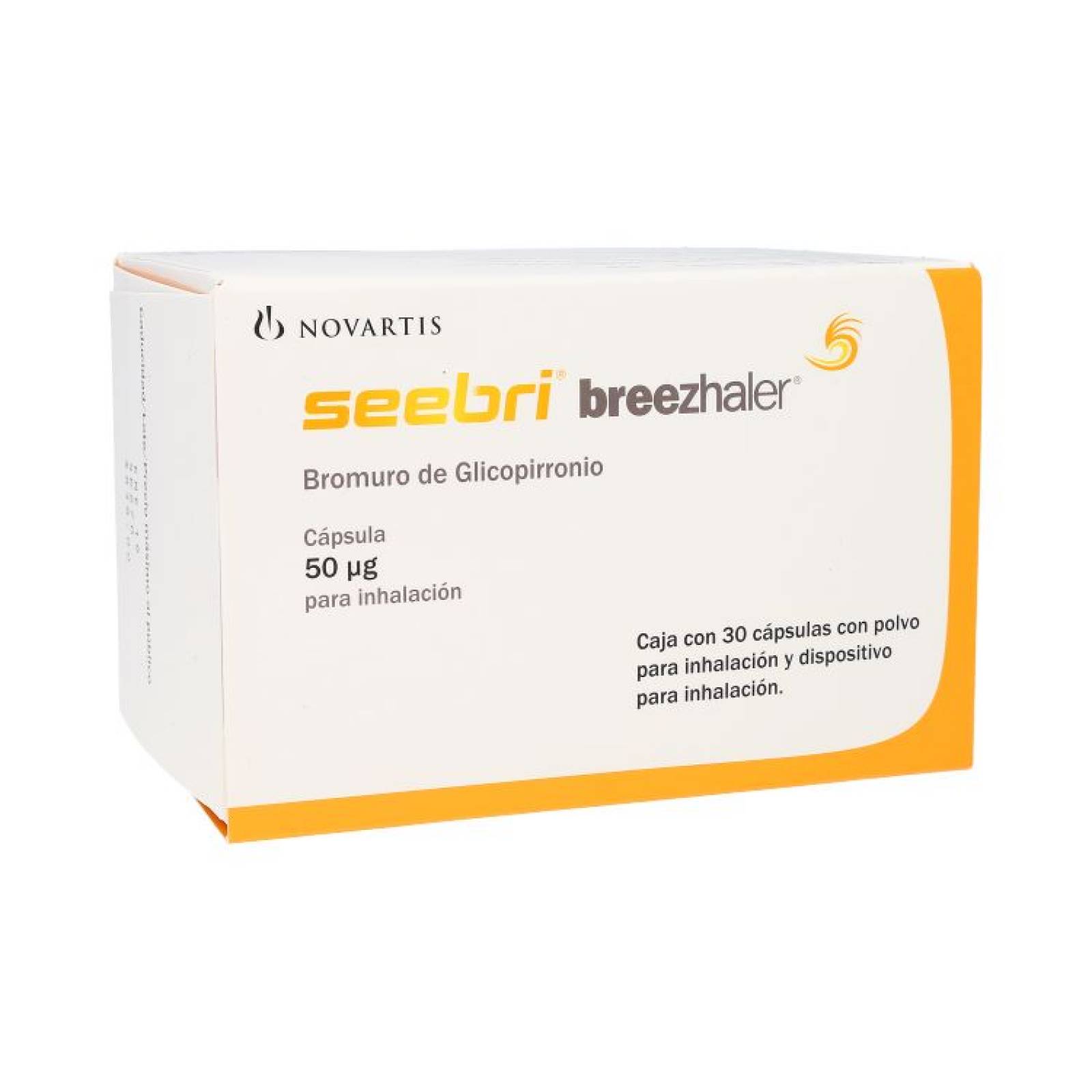 SEEBRI BREEZHALER 30 CÁPSULAS 50MCG