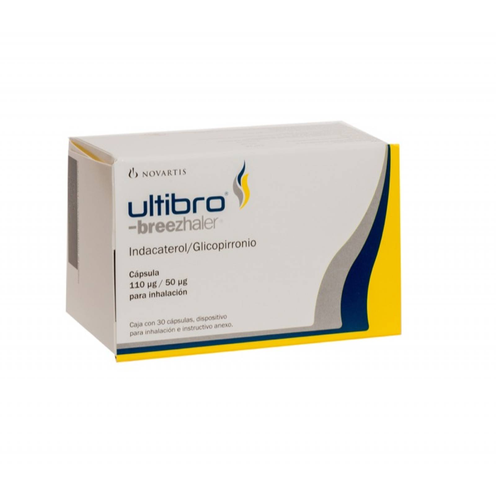 ULTIBRO BREEZHALER 30 CÁPSULAS