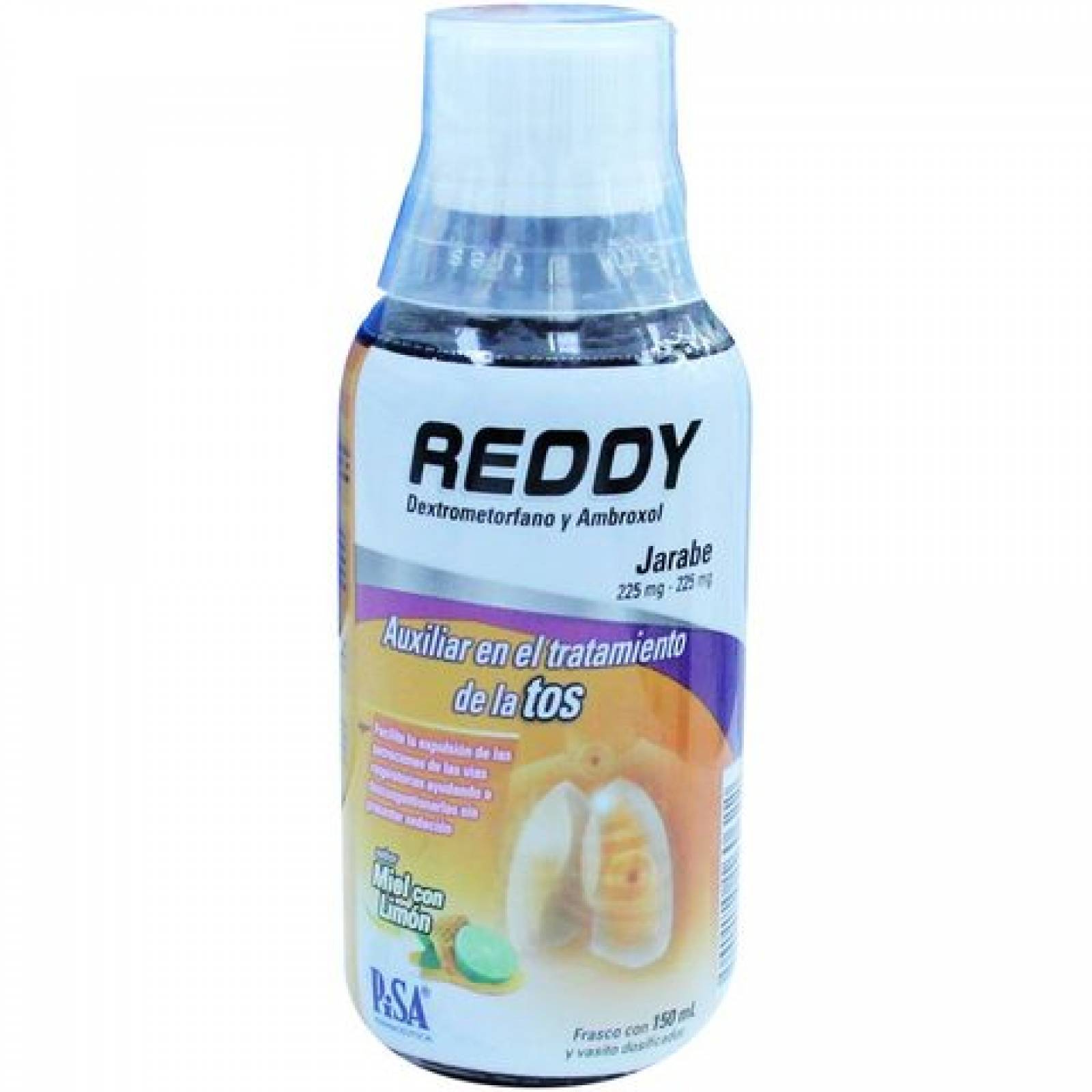 REDDY JARABE AD SABOR MIEL LIMÓN FRASCO 150ML