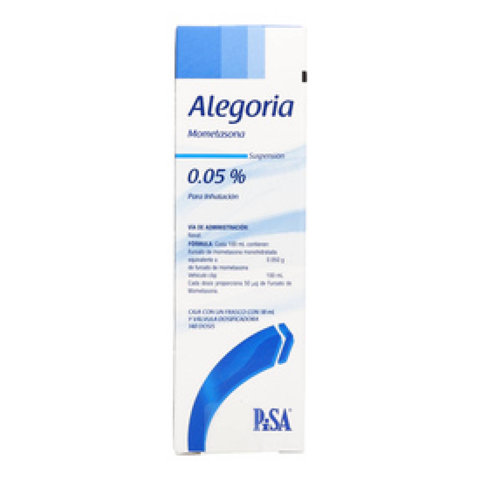 ALEGORIA 0.05% SUSPENSIÓN P/INHALACIÓN 18ML 140 DOSIS