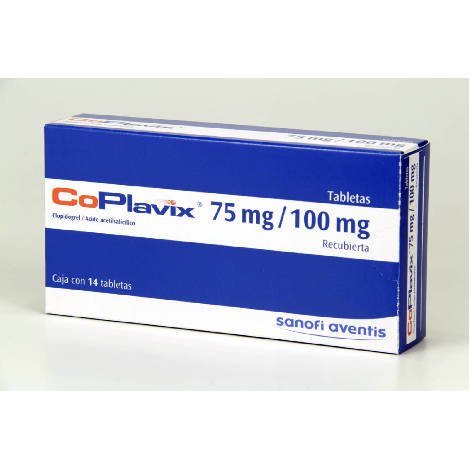 CO PLAVIX 14 TABLETAS 75/100MG