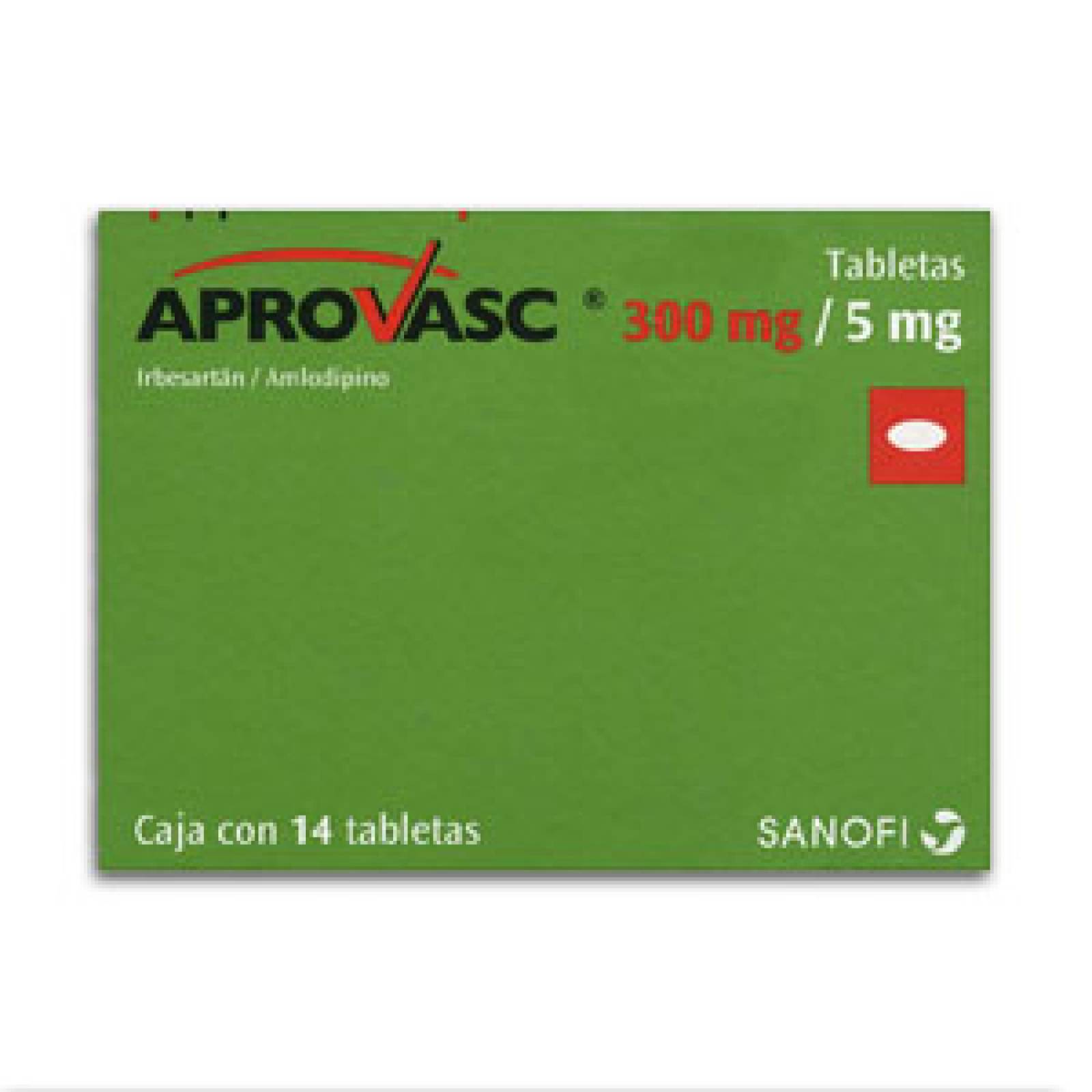 APROVASC 14 TABLETAS 300/5MG